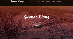 Desktop Screenshot of gunnarklang.se